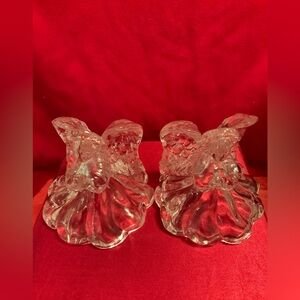ANGEL CANDEL HOLDERS BY CRYSTAL CLEAR